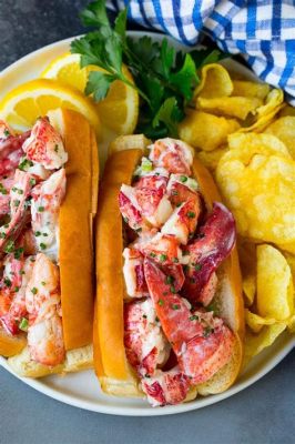  Lobster Rolls: Experience a Creamy Seafood Symphony Intertwined with Tangy Lemon Brilliance!