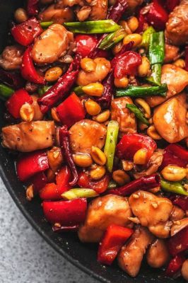  Spicy Kung Pao Chicken - An Explosion of Nutty Aromas and Fiery Szechuan Spice